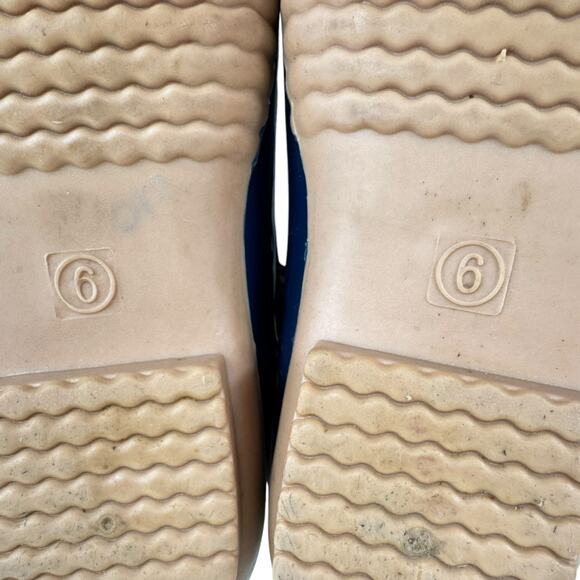 Capelli Brown Navy Rubber Faux Leather Lace Up Ankle Duck Boot Winter Size 6 - Picture 8 of 8